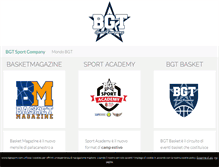 Tablet Screenshot of bgtsport.com